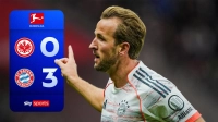 خلاصه بازی اینتراخت فرانکفورت 0-3 بایرن مونیخ