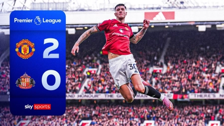 خلاصه بازی منچستریونایتد 2-0 ساندرلند