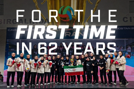 تاریخ‌سازی دختران والیبال ایران؛ اولین طلای تاریخ پس از ۶۲ سال