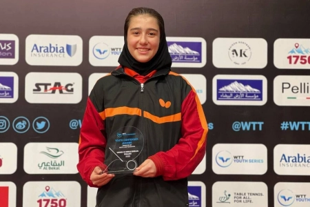 پدیده نوجوان تنیس روی میز ایران، راهی قهرمانی جهان شد