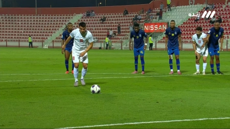 گل اول ایران به تانزانیا توسط حسین زاده از روی نقطه پنالتی