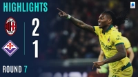 خلاصه بازی میلان 2-1 فیورنتینا