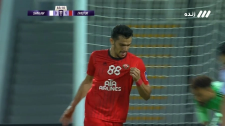 گل پنجم تراکتور به الشارجه توسط زائرکاظمین