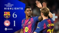 خلاصه بازی بارسلونا 6-1 المپیاکوس