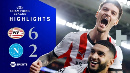 خلاصه بازی آیندهوون 6-2 ناپولی