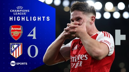 خلاصه بازی آرسنال 4-0 اتلتیکومادرید