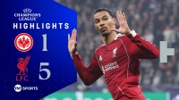 خلاصه بازی آینتراخت فرانکفورت 1-5 لیورپول
