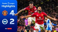 خلاصه بازی منچستریونایتد 4-2 برایتون