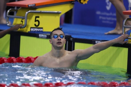 بازی‌های آسیایی جوانان | غلامی باز هم در شنا طلا گرفت!