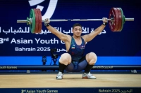 بازی‌های آسیایی جوانان | برنز برای بهنود نصرتی در وزنه‌برداری
