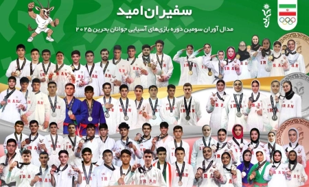 بازی‌های آسیایی جوانان | کاروان «سفیران امید» در جایگاه چهارم