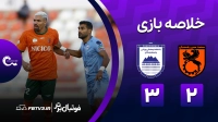 خلاصه بازی مس رفسنجان 2-3 چادرملو