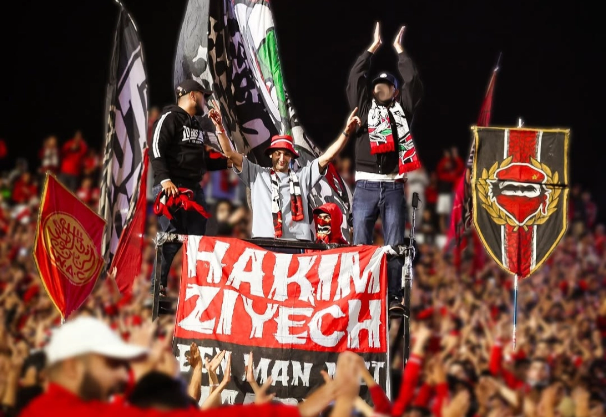 طوفان حمایت از زیاش؛ ۷۰ هزار هوادار کازابلانکا فریاد فلسطین سر دادند