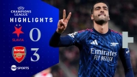 خلاصه بازی اسلاویاپراگ 0-3 آرسنال