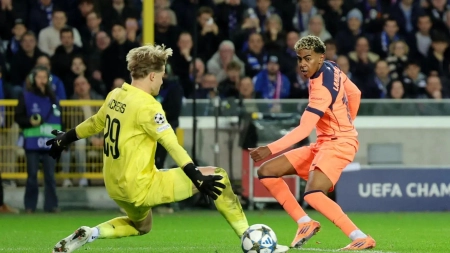 کلوب بروژ ۳-۳ بارسلونا؛ یامال و VAR به داد فلیک رسیدند