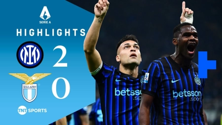 خلاصه بازی اینتر 2-0 لاتزیو