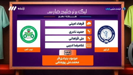 کارشناسی داوری بازی گل گهر و ذوب آهن