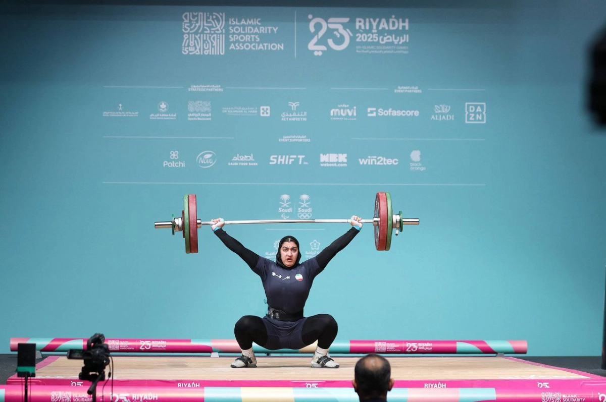 بازی‌های کشورهای اسلامی | بانوی وزنه‌برداری ایرانی در سکوی سوم