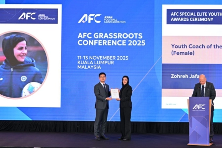 تاریخ‌سازی مربی بانوی ایرانی در آسیا