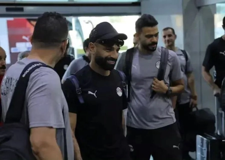 اولین تمرین صلاح در امارات + عکس