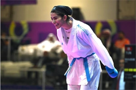بازی‌های همبستگی کشورهای اسلامی | سومین طلای کاراته به نام گلشاد نژاد