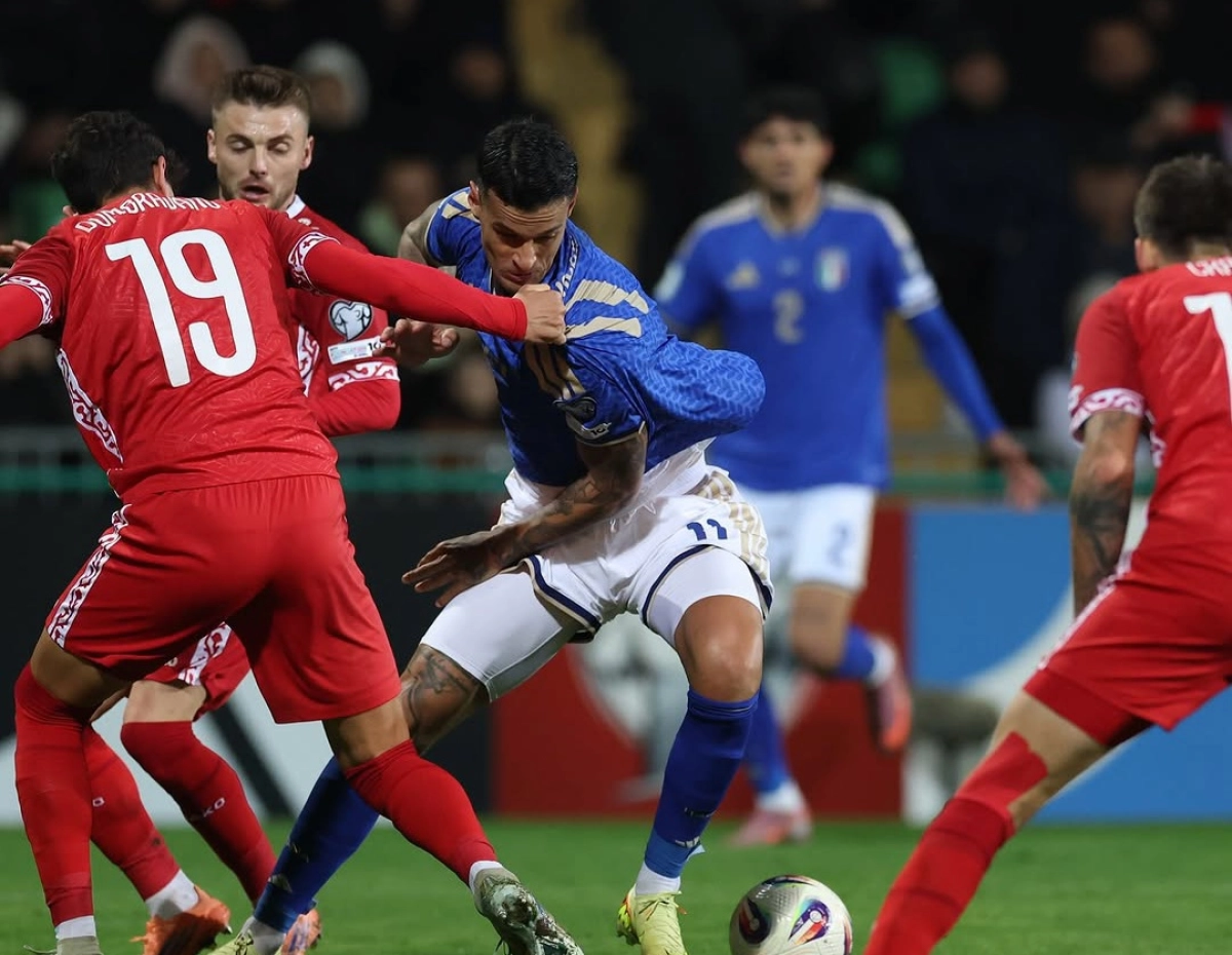 مولداوی ۰-۲ ایتالیا؛ آتزوری همچنان امیدوار به صعود