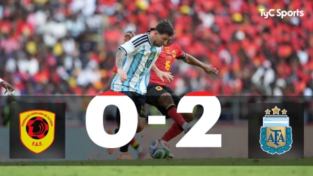 خلاصه بازی آنگولا 0-2 آرژانتین