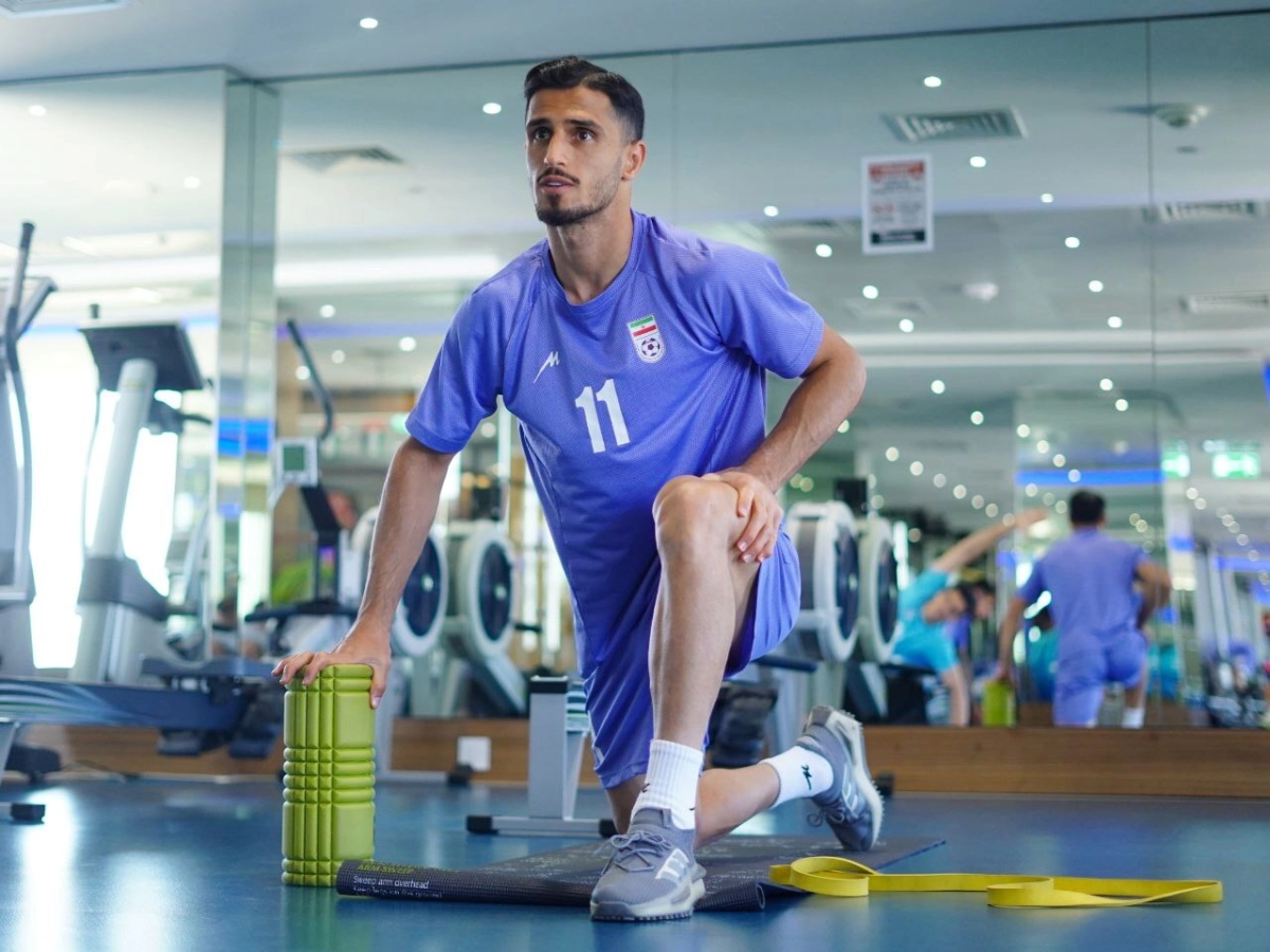 تمرین سفت و سخت یوزها برای بازی با ازبکستان + عکس