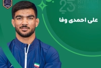 بازی‌های کشورهای اسلامی | برنز احمدی‌وفا، نخستین مدال کاروان کشتی