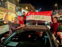جشن خیابانی برای شکستن طلسم ۴۰ ساله؛ شبی که در عراق فراموش نمی‌شود + عکس