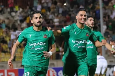 شمس آذر ۳-۲ نیروی زمینی؛ گل دقیقه ۵+۹۰ مانع از شگفتی شد