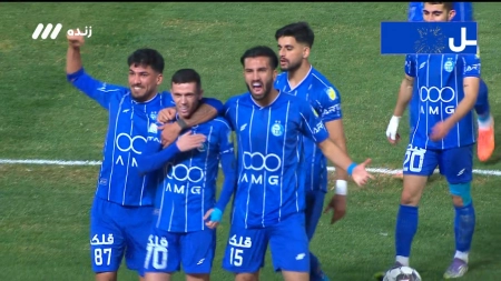 گل دوم استقلال به پادیاب خلخال با دبل یاسر آسانی