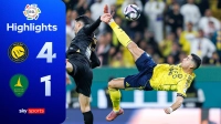 خلاصه بازی النصر 4-1 الخلیج | سوپرگل رونالدو