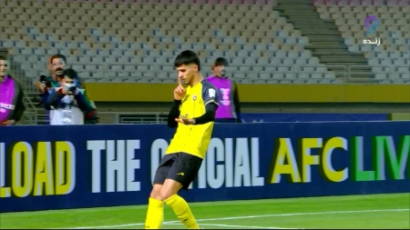 گل اول سپاهان و الحسین اردن توسط آریا یوسفی