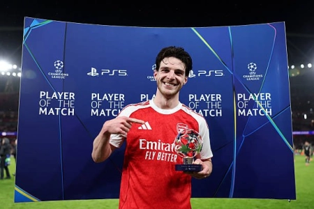 کابوس بزرگان از مادرید تا مونیخ؛ رایس بهترین بازیکن آرسنال - بایرن