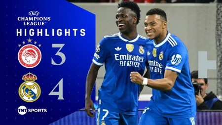 خلاصه بازی المپیاکوس 3-4 رئال مادرید