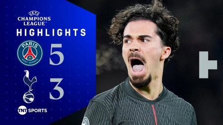 خلاصه بازی پاری سن ژرمن 5-3 تاتنهام