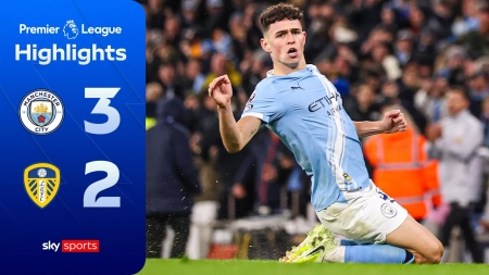 خلاصه بازی منچسترسیتی 3-2 لیدزیونایتد