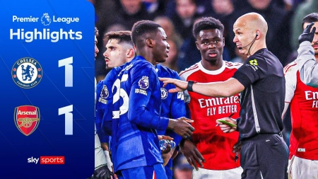 خلاصه بازی چلسی 1-1 آرسنال
