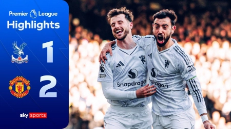 خلاصه بازی کریستال پالاس 1-2 منچستریونایتد
