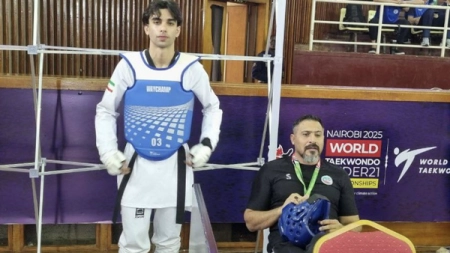 تکواندو قهرمانی جوانان جهان | ۱ طلا و ۱ برنز در روز نخست