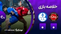 خلاصه بازی تراکتور 0-0 استقلال خوزستان