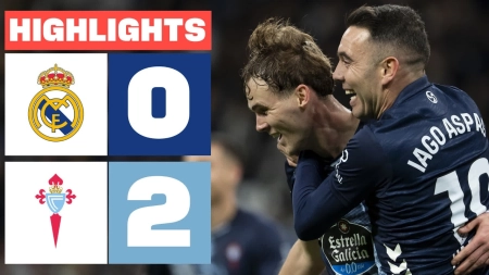 خلاصه بازی رئال مادرید 0-2 سلتاویگو