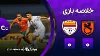 خلاصه بازی مس رفسنجان 0-0 فولاد