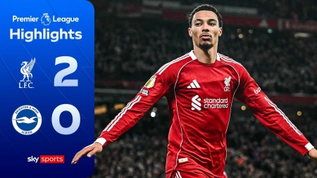 خلاصه بازی لیورپول 2-0 برایتون