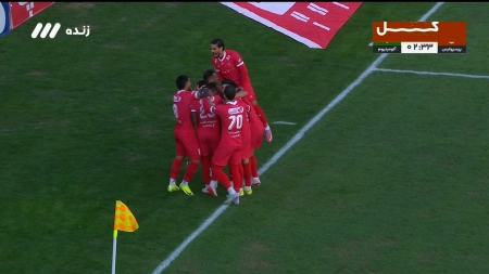 گل اول پرسپولیس به آلومینیوم توسط بیفوما