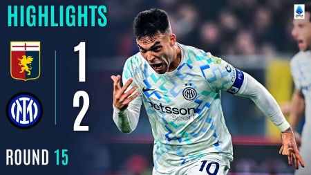 خلاصه بازی جنوا 1-2 اینتر