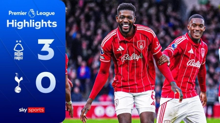 خلاصه بازی ناتینگهام فارست 3-0 تاتنهام