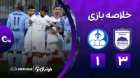 خلاصه بازی چادرملو 3-1 استقلال خوزستان