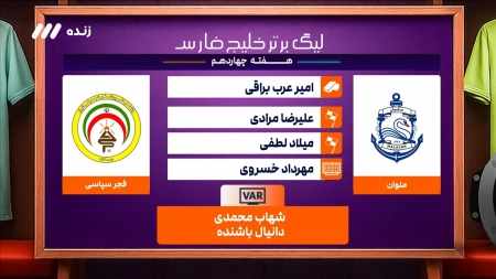 کارشناسی داوری بازی ملوان و فجرسپاسی